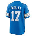 Zennovawear Michael Badgley 17 Detroit Lions Team Game Men Jersey - Blue
