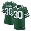 Zennovawear Michael Carter II 30 New York Jets Team Game Men Jersey - Legacy Green