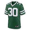 Zennovawear Michael Carter II 30 New York Jets Team Game Men Jersey - Legacy Green