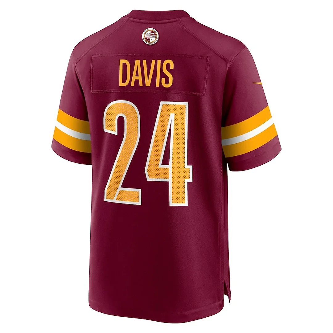 Zennovawear Michael Davis 24 Washington Commanders Game Men Jersey - Burgundy