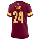 Zennovawear Michael Davis 24 Washington Commanders Women's Game Jersey - Burgundy