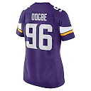 Zennovawear Michael Dogbe 96 Minnesota Vikings Team Game Women Jersey - Purple