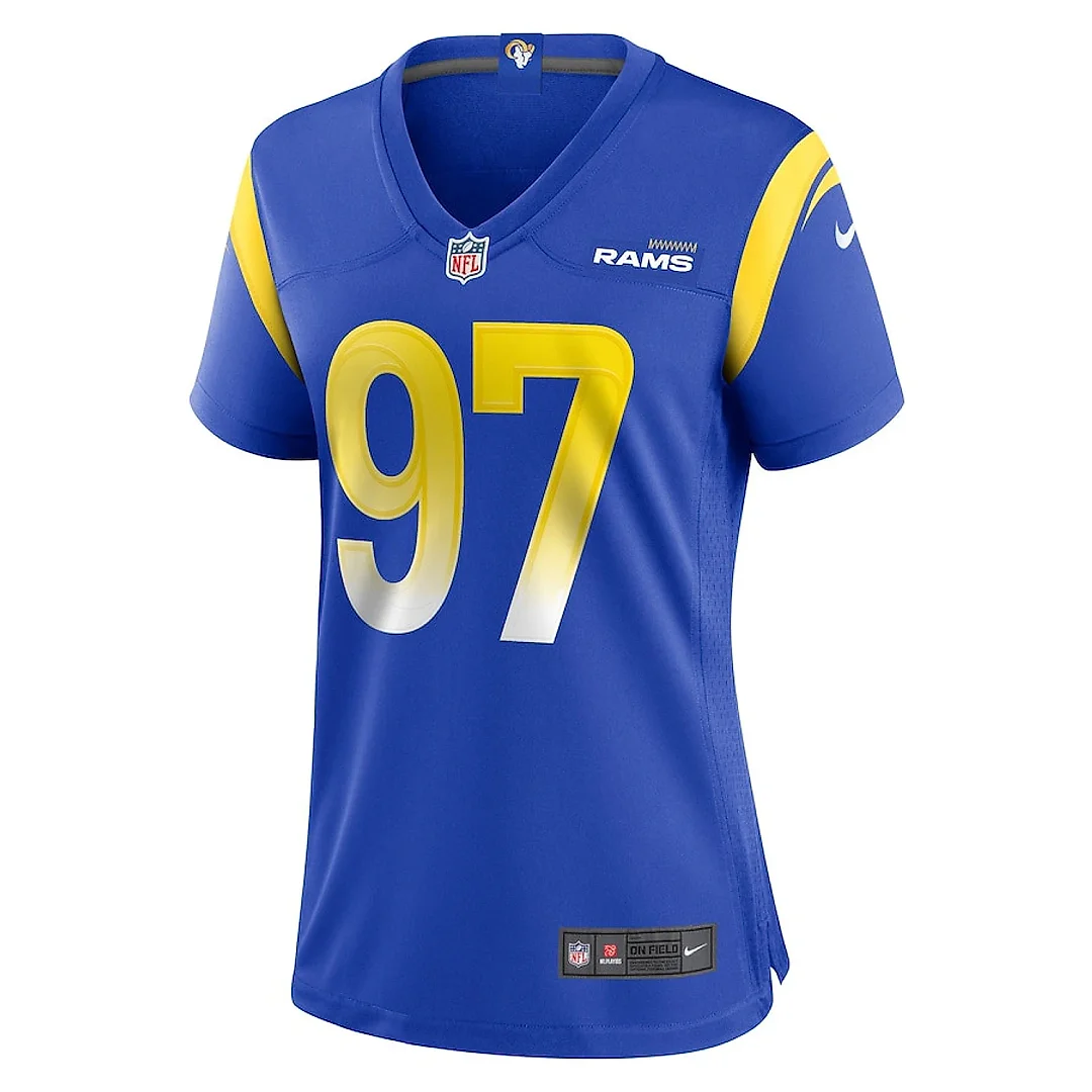 Zennovawear Michael Hoecht 97 Los Angeles Rams Women's Game Jersey - Royal