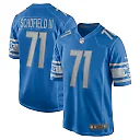 Zennovawear Michael Schofield 71 Detroit Lions Game Men Jersey - Blue
