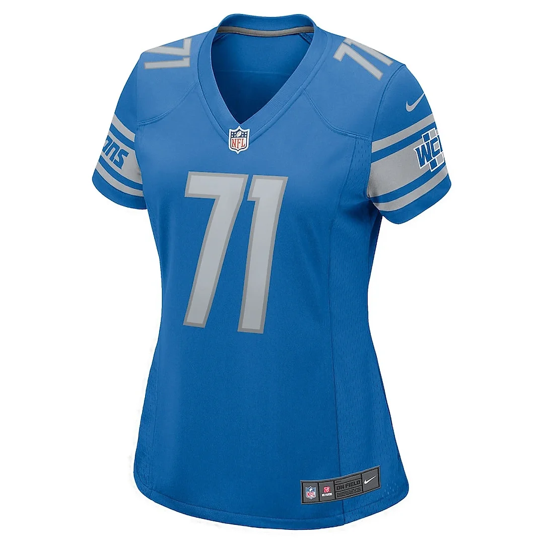 Zennovawear Michael Schofield 71 Detroit Lions Game Women Jersey - Blue