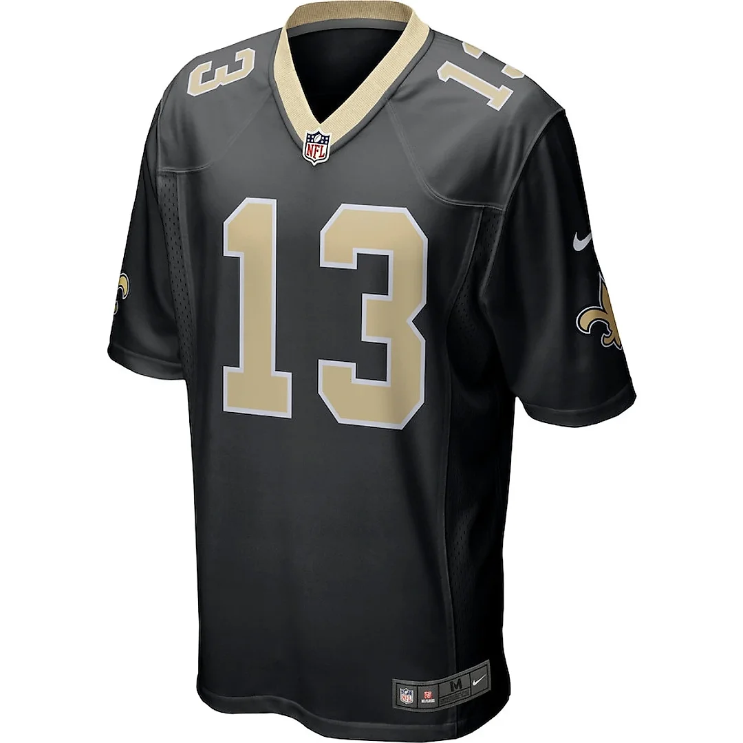 Zennovawear Michael Thomas 13 New Orleans Saints Men Game Jersey - Black