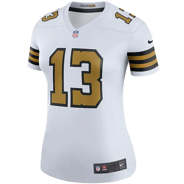 Zennovawear Michael Thomas 13 New Orleans Saints Women Color Rush Legend Jersey - White