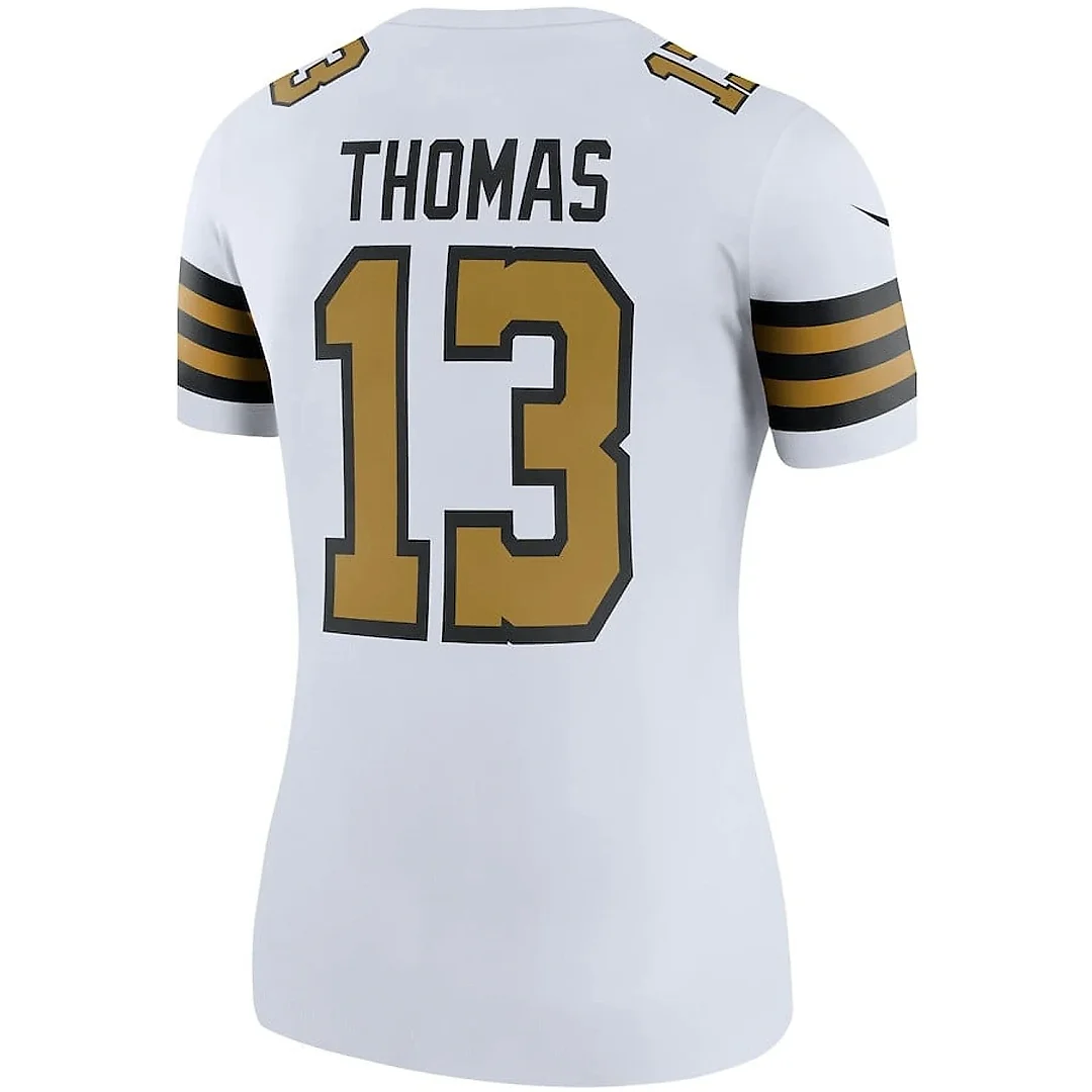 Zennovawear Michael Thomas 13 New Orleans Saints Women Color Rush Legend Jersey - White