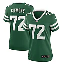 Zennovawear Micheal Clemons 72 New York Jets Women's Team Game Jersey - Legacy Green