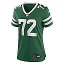 Zennovawear Micheal Clemons 72 New York Jets Women's Team Game Jersey - Legacy Green