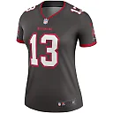 Zennovawear Mike 13 Evans Tampa Bay Buccaneers Women Alternate Legend Jersey - Pewter
