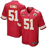 Zennovawear Mike Danna 51 Kansas City Chiefs AFC Champions Patch Game Men Jersey - Red