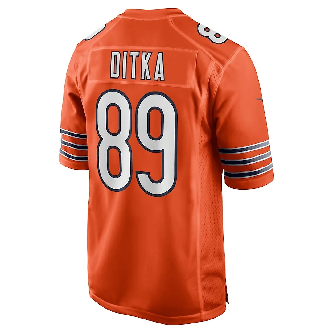 Zennovawear Mike Ditka 89 Chicago Bears Men Retired Jersey - Orange