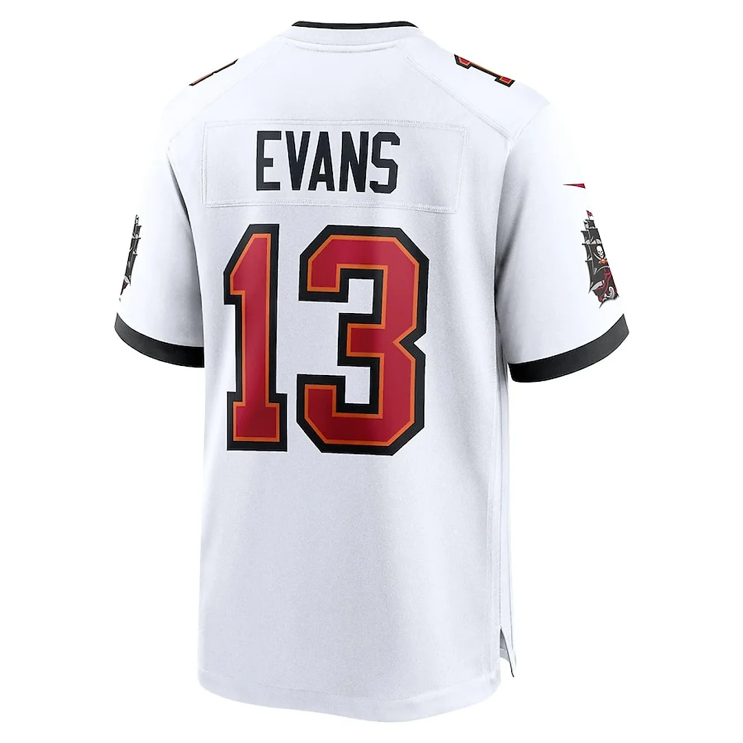 Zennovawear Mike Evans 13 Tampa Bay Buccaneers Game Men Jersey - White