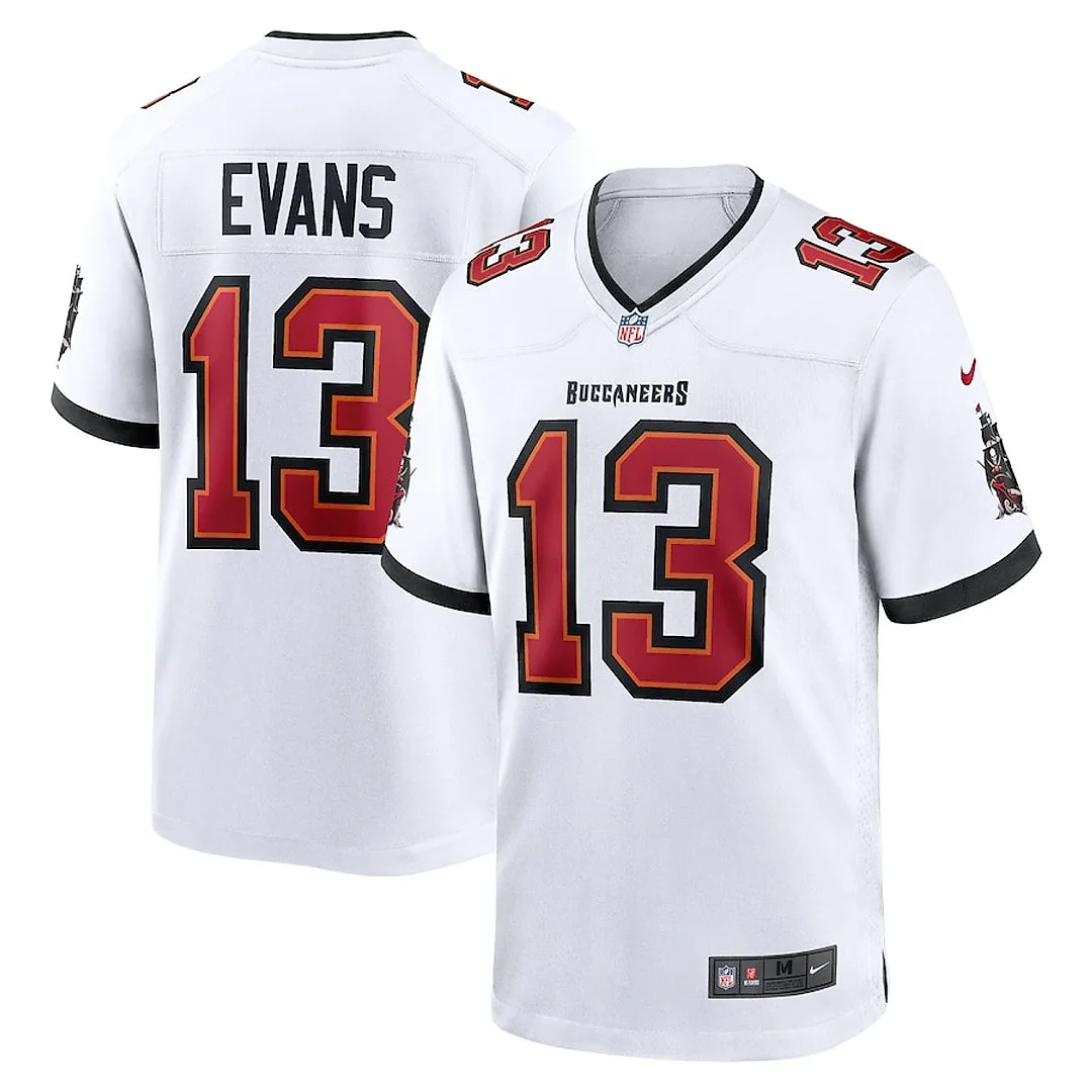 Zennovawear Mike Evans 13 Tampa Bay Buccaneers Game Men Jersey - White