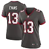Zennovawear Mike Evans 13 Tampa Bay Buccaneers Women Alternate Game Jersey - Pewter