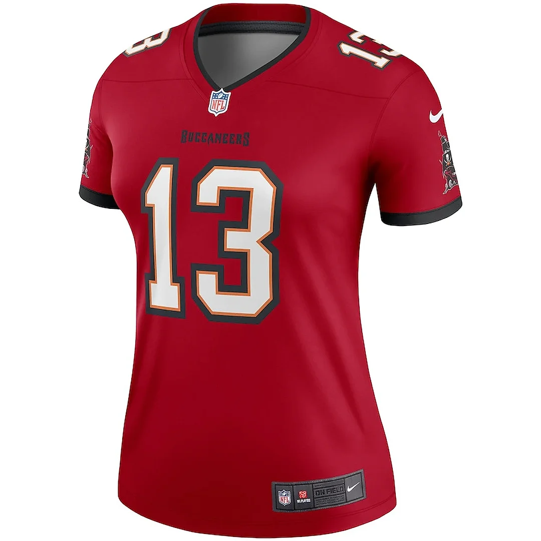 Zennovawear Mike Evans 13 Tampa Bay Buccaneers Women Legend Jersey - Red