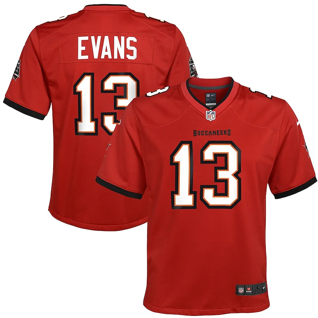 Zennovawear Mike Evans 13 Tampa Bay Buccaneers YOUTH Game Jersey - Red