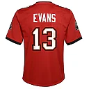 Zennovawear Mike Evans 13 Tampa Bay Buccaneers YOUTH Game Jersey - Red