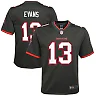 Zennovawear Mike Evans 13 Tampa Bay Buccaneers YOUTH Game Jersey - Pewter