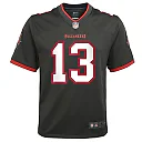 Zennovawear Mike Evans 13 Tampa Bay Buccaneers YOUTH Game Jersey - Pewter