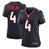 Zennovawear Mike Ford 4 Houston Texans Women's Team Game Jersey - Navy