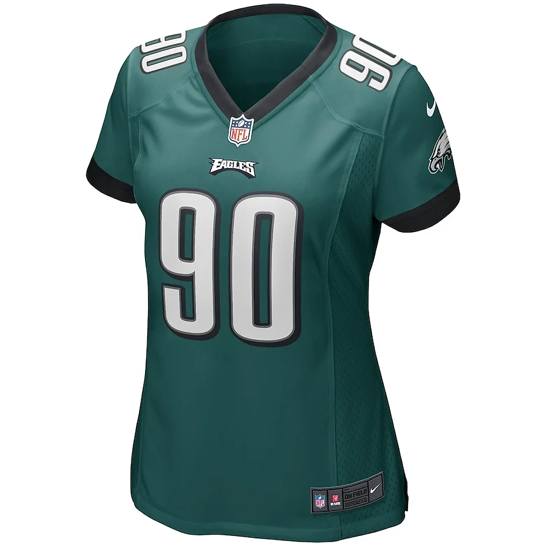 Zennovawear Mike Golic 90 Philadelphia Eagles Women Game Retired Jersey - Midnight Green
