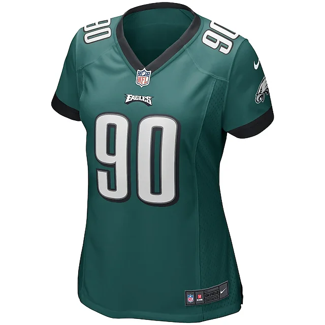 Zennovawear Mike Golic 90 Philadelphia Eagles Women Game Retired Jersey - Midnight Green