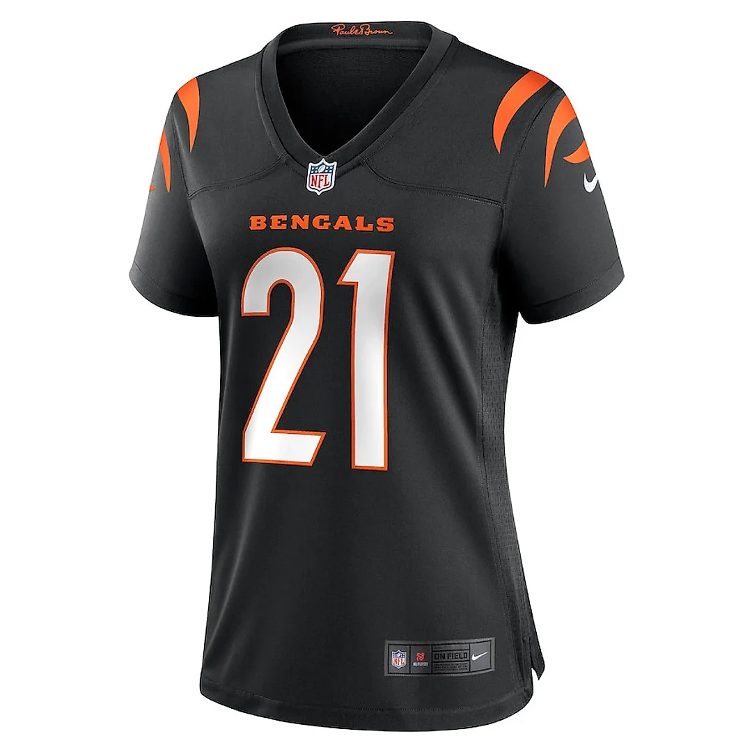 Zennovawear Mike Hilton 21 Cincinnati Bengals Women Game Jersey - Black