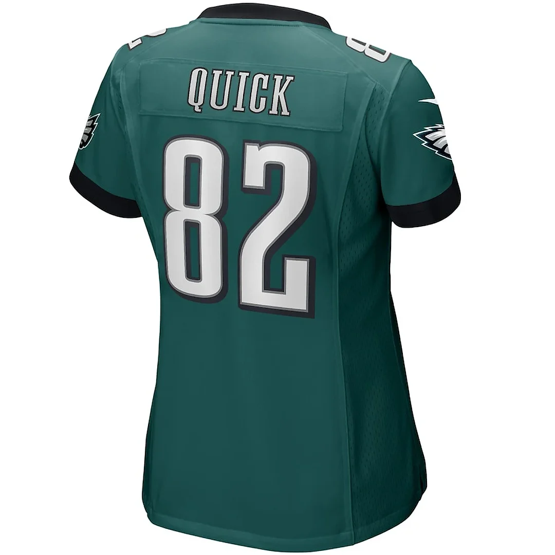 Zennovawear Mike Quick 82 Philadelphia Eagles Women Game Retired Jersey - Midnight Green