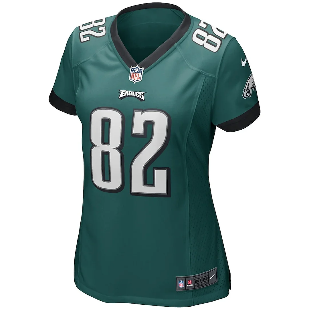 Zennovawear Mike Quick 82 Philadelphia Eagles Women Game Retired Jersey - Midnight Green