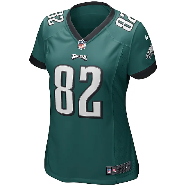 Zennovawear Mike Quick 82 Philadelphia Eagles Women Game Retired Jersey - Midnight Green