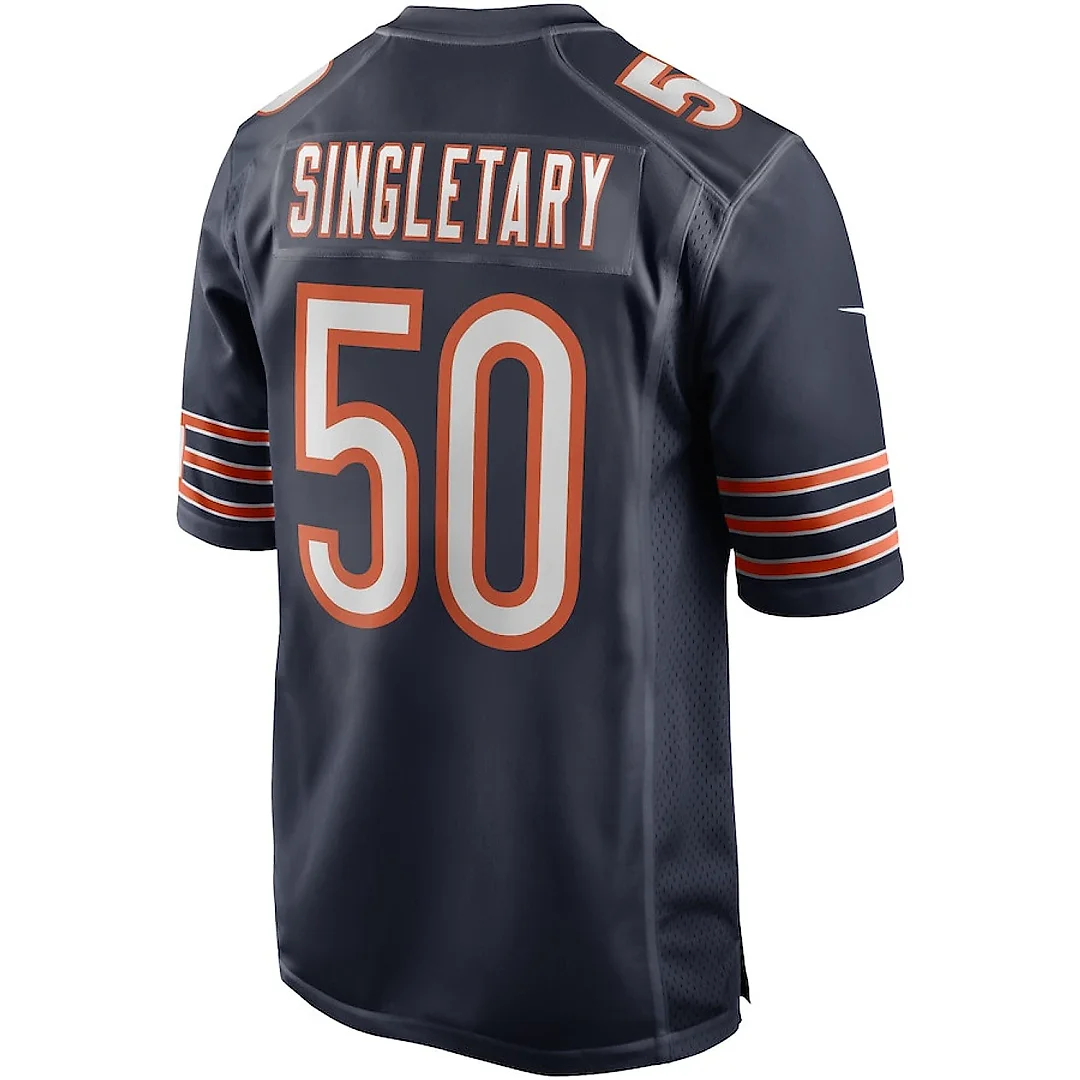 Zennovawear Mike Singletary 50 Chicago Bears Men Game Retired Jersey - Navy