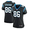 Zennovawear Mike Strachan 86 Carolina Panthers Game Women Jersey - Black