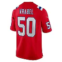 Zennovawear Mike Vrabel 50 New England Patriots Men Retired Alternate Game Jersey - Red