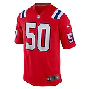 Zennovawear Mike Vrabel 50 New England Patriots Men Retired Alternate Game Jersey - Red