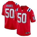 Zennovawear Mike Vrabel 50 New England Patriots Men Retired Alternate Game Jersey - Red