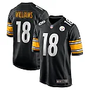 Zennovawear Mike Williams 18 Pittsburgh Steelers Game Men Jersey - Black