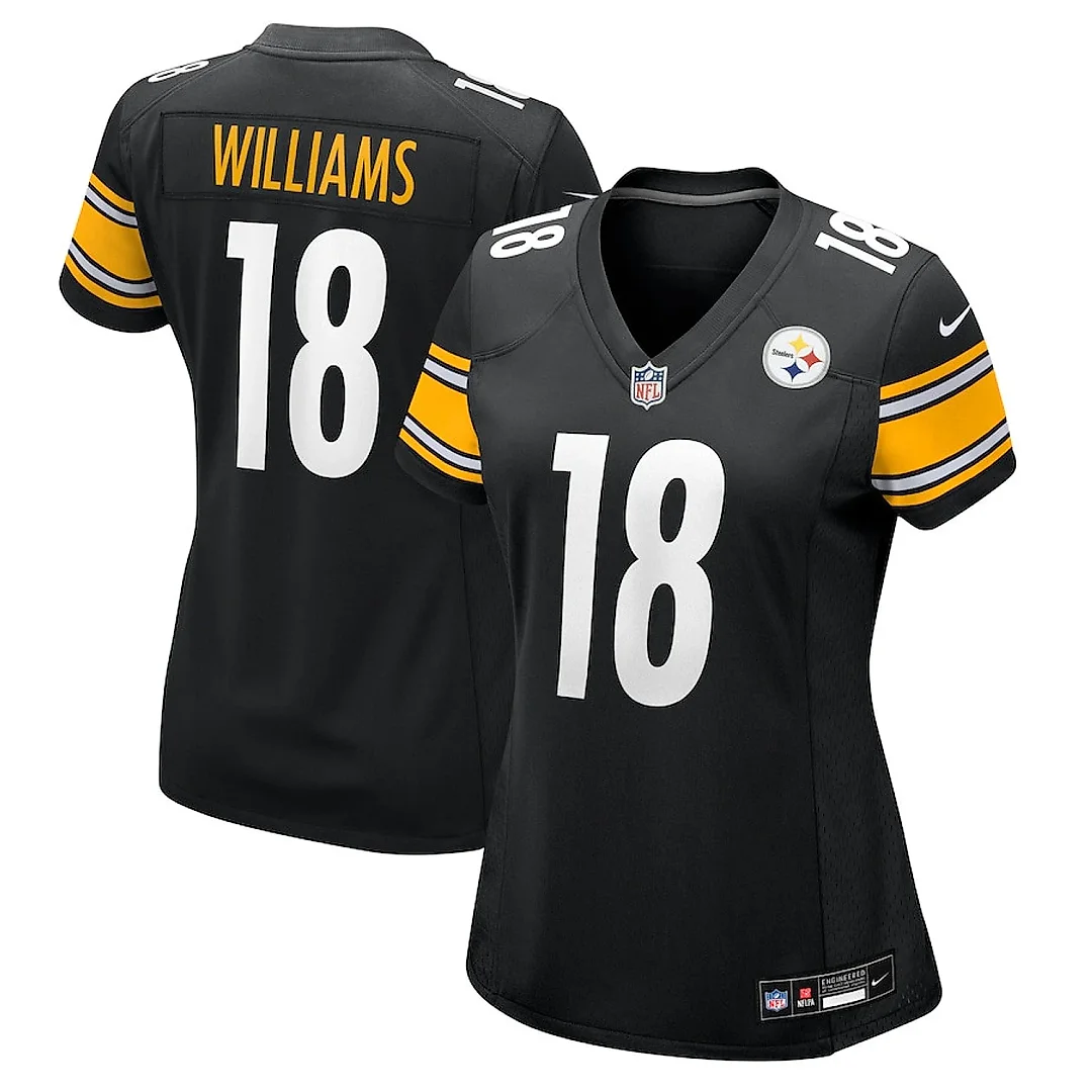 Zennovawear Mike Williams 18 Pittsburgh Steelers Women's Game Jersey - Black