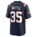 Zennovawear Miles Battle 35 New England Patriots Game Men Jersey - Navy