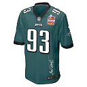 Zennovawear Milton Williams 93 Philadelphia Eagles Super Bowl LIX Champions Patch 'New Orleans - Where Legends Are Made' EMBROIDERED Game Men...