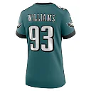 Zennovawear Milton Williams 93 Philadelphia Eagles Super Bowl LIX Women's Jersey - Midnight Green