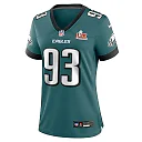 Zennovawear Milton Williams 93 Philadelphia Eagles Super Bowl LIX Women's Jersey - Midnight Green