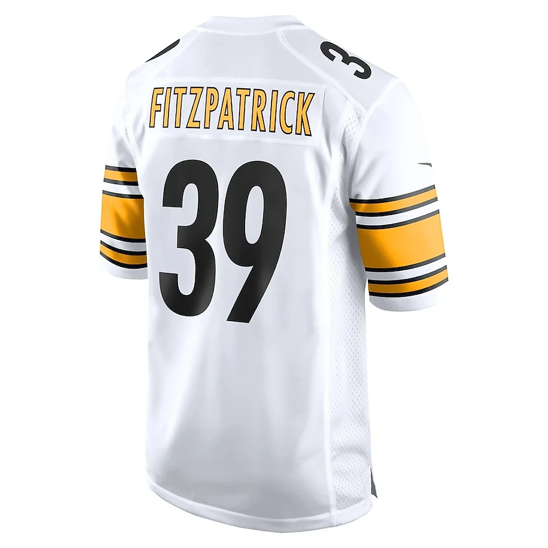 Zennovawear Minkah Fitzpatrick 39 Pittsburgh Steelers Men Game Men Jersey - White