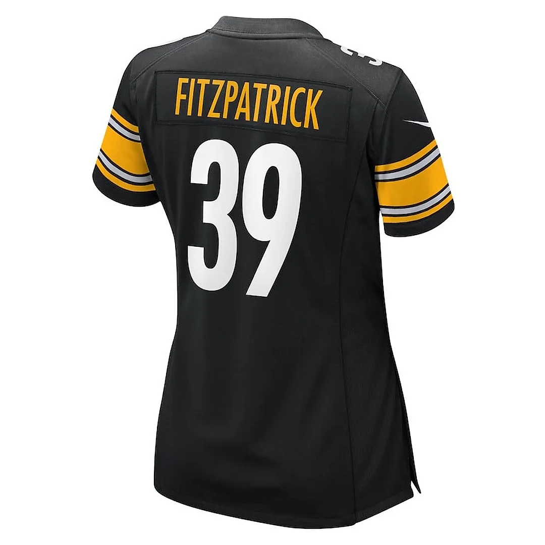 Zennovawear Minkah Fitzpatrick 39 Pittsburgh Steelers Women's Game Jersey - Black