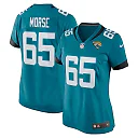 Zennovawear Mitch Morse 65 Jacksonville Jaguars Alternate Game Women Jersey - Teal