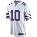 Zennovawear Mitch Trubisky 10 Buffalo Bills Team Alternate Game Men Jersey - White