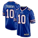 Zennovawear Mitch Trubisky 10 Buffalo Bills Team Game Men Jersey - Royal