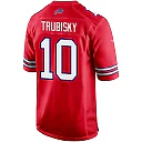 Zennovawear Mitch Trubisky 10 Buffalo Bills Team Game Men Jersey - Red