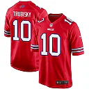 Zennovawear Mitch Trubisky 10 Buffalo Bills Team Game Men Jersey - Red